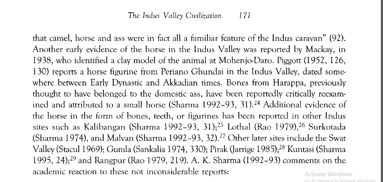 The Indus valley CIvilization Page no. 171