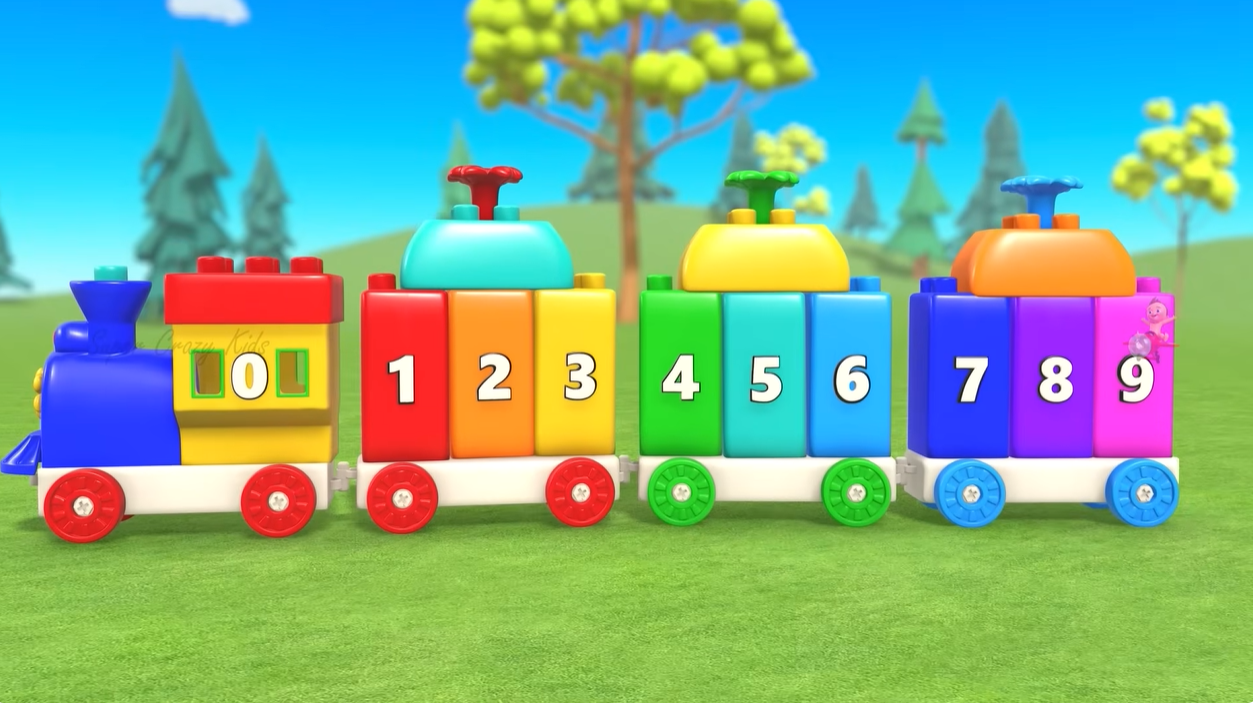 Learn Numbers & Colors with Baby LEGO Train | DIY Animal Play & Educational Fun for Toddlers