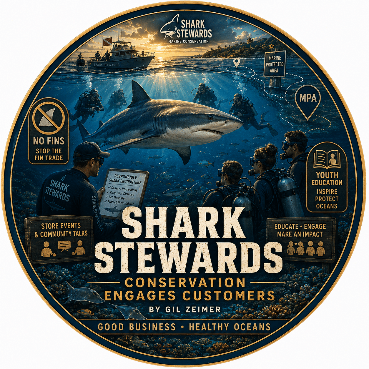 Shark Stewards: Turning Conservation Into Customer Engagement by Gil Zeimer