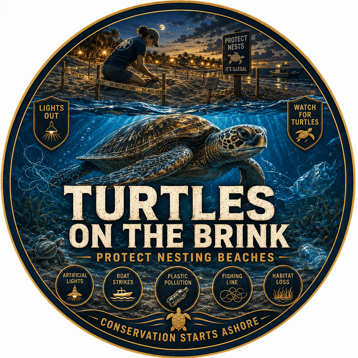 Marine Turtles on the Brink by John Christopher Fine, J.D.