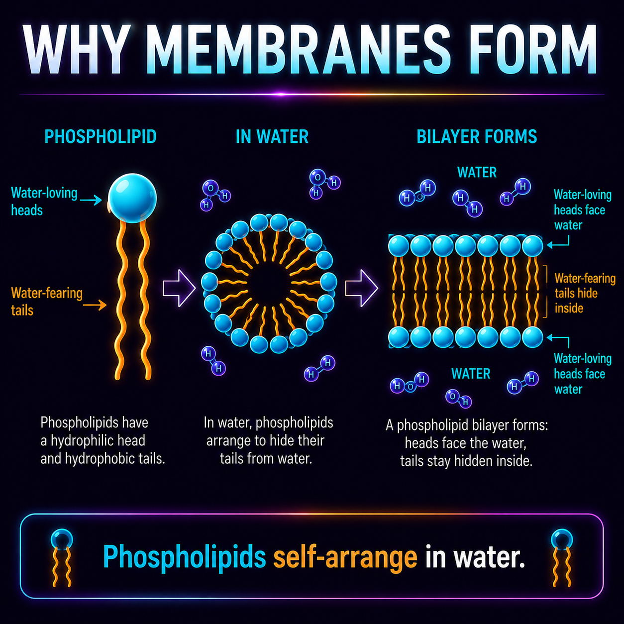 Why Membranes Forms — AP Biology