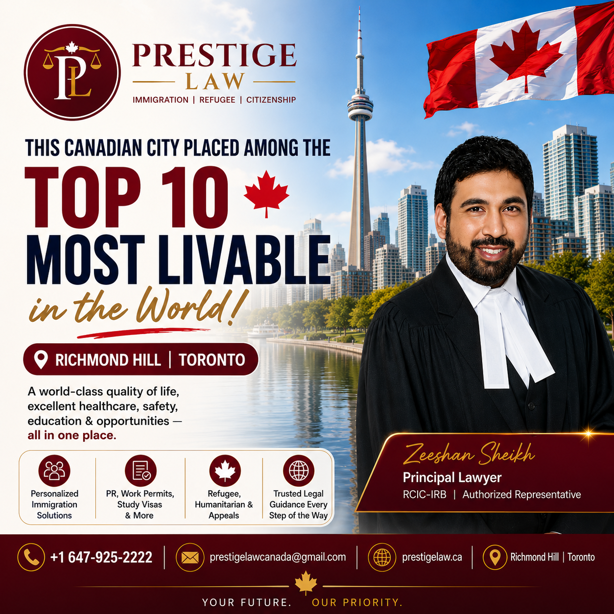 🏆 One of the World’s Most Livable Places… Could Canada Be Your Next Home? 🇨🇦