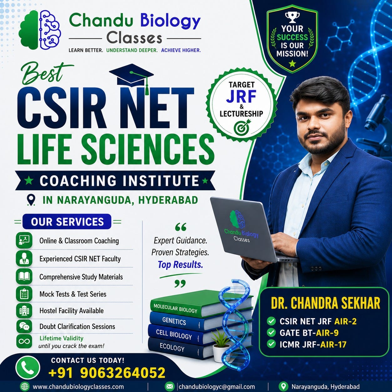 Best CSIR NET Life Sciences Coaching in Narayanguda, Hyderabad