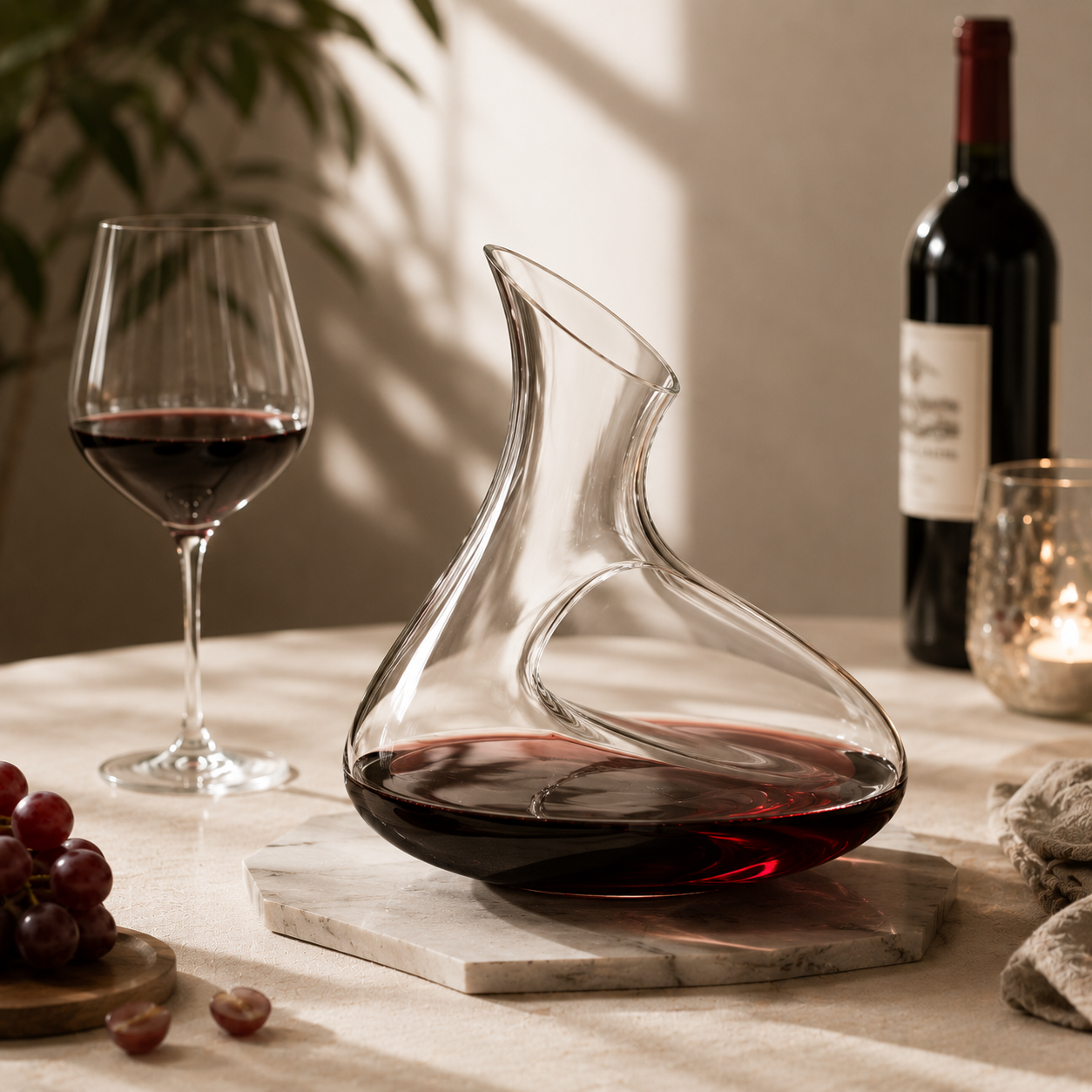 Wine Decanter sebagai Elemen Dekoratif dan Perlengkapan Penyajian Modern