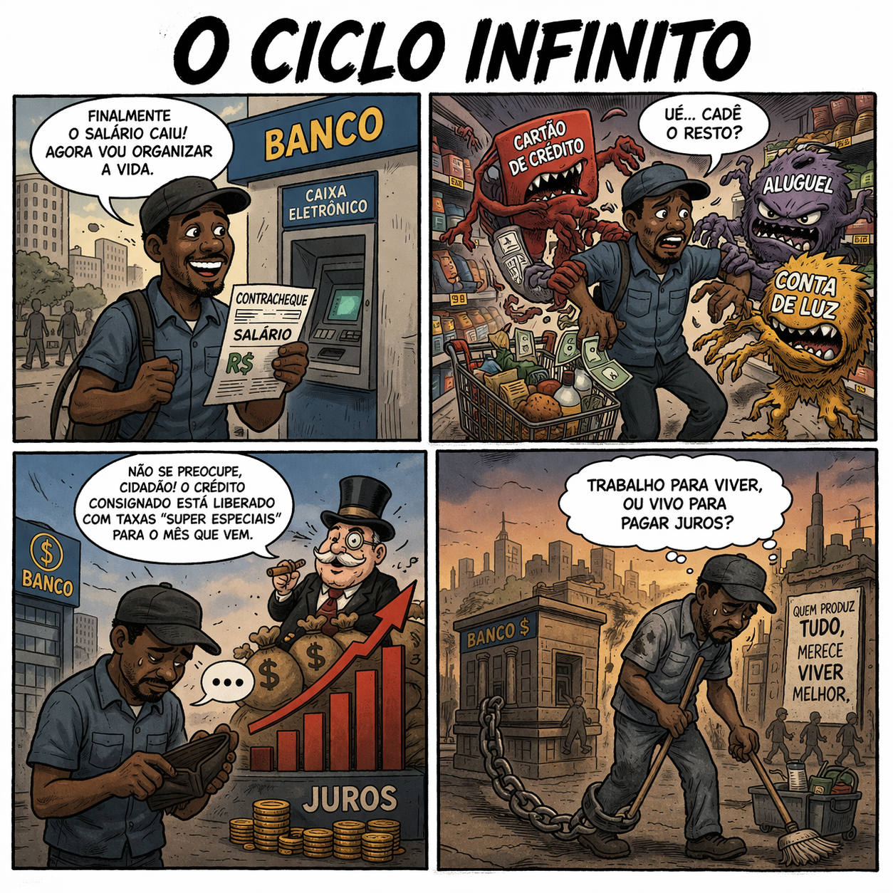 Quando dever é destino: o lucro por trás da pobreza no Brasil