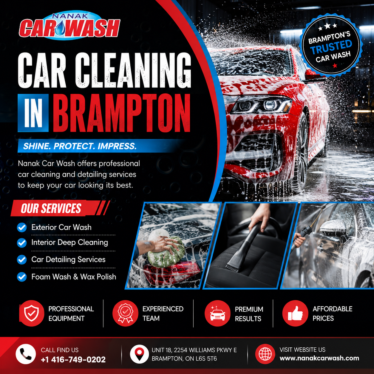 Car Cleaning in Brampton — Nanak Car Wash