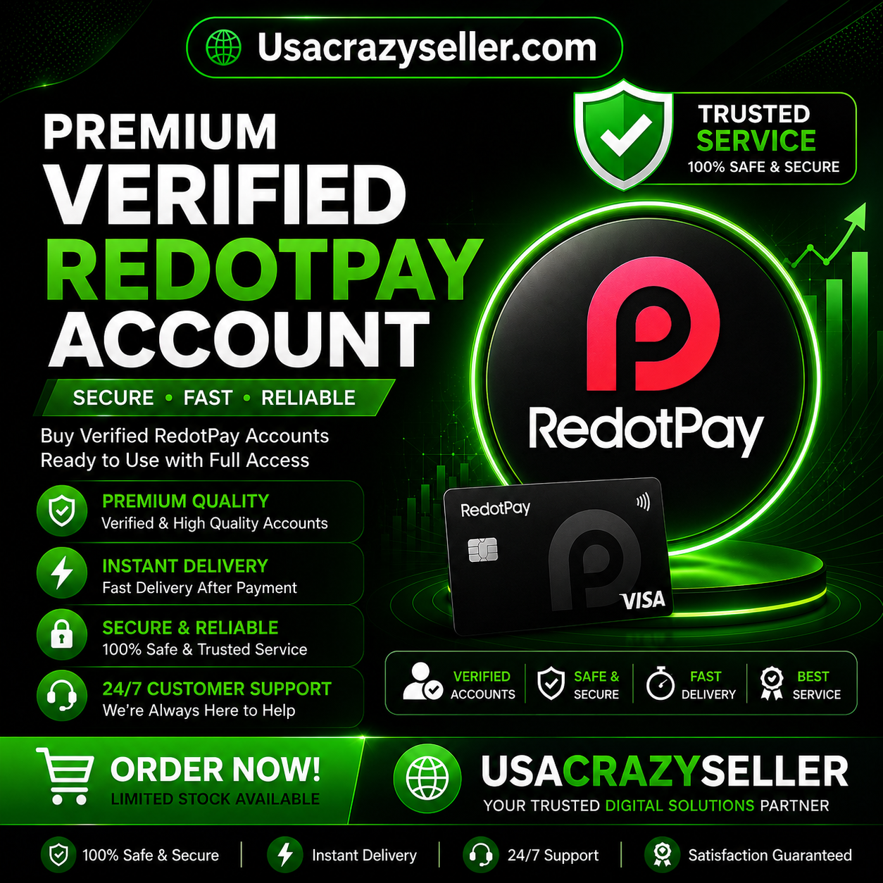 Ready to Use RedotPay Account