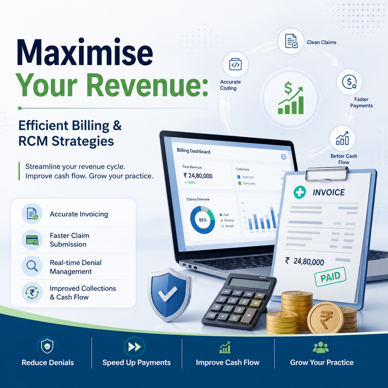 Maximise Your Revenue: Efficient Billing & RCM Strategies