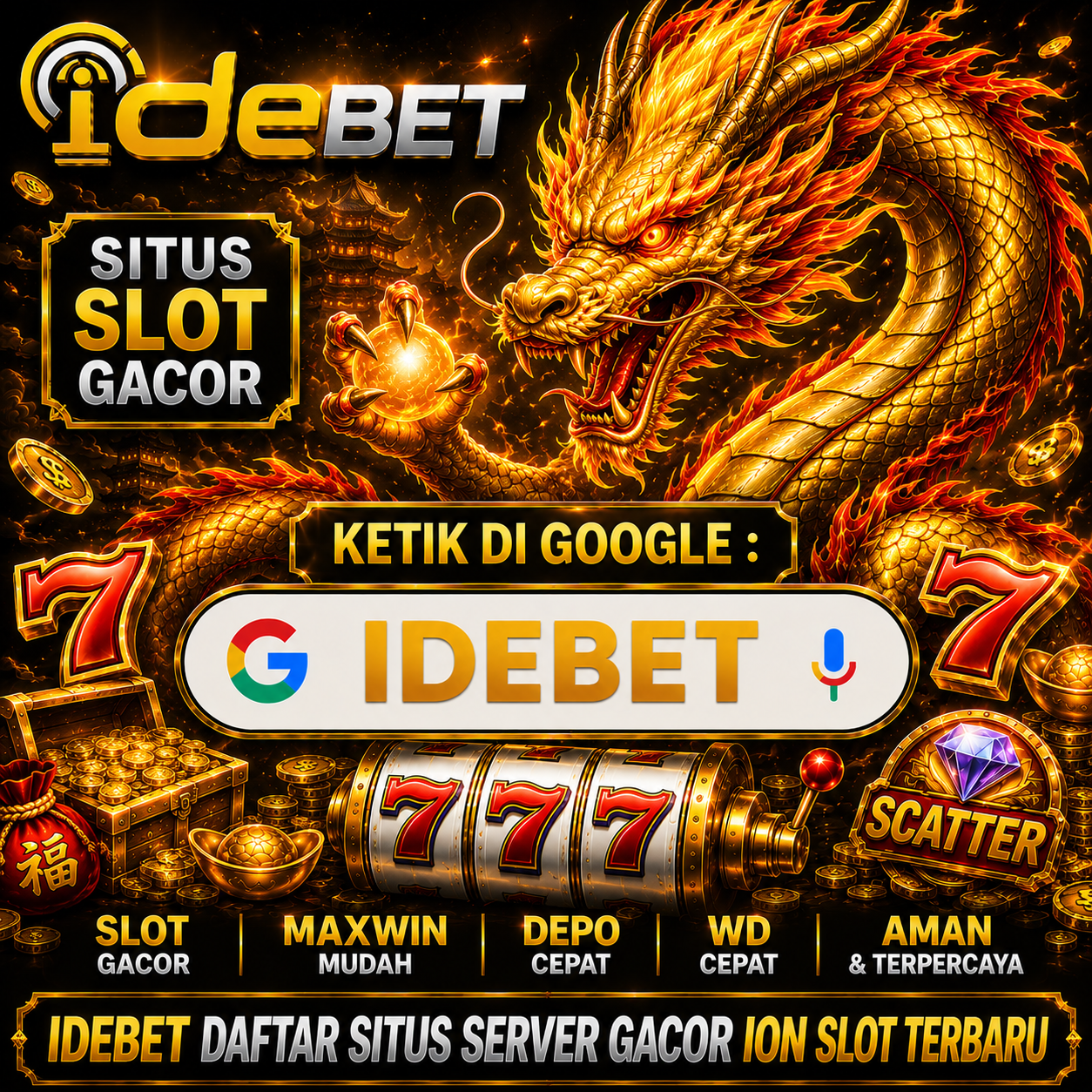 IDEBET : DAFTAR SITUS SERVER GACOR ION SLOT TERBARU