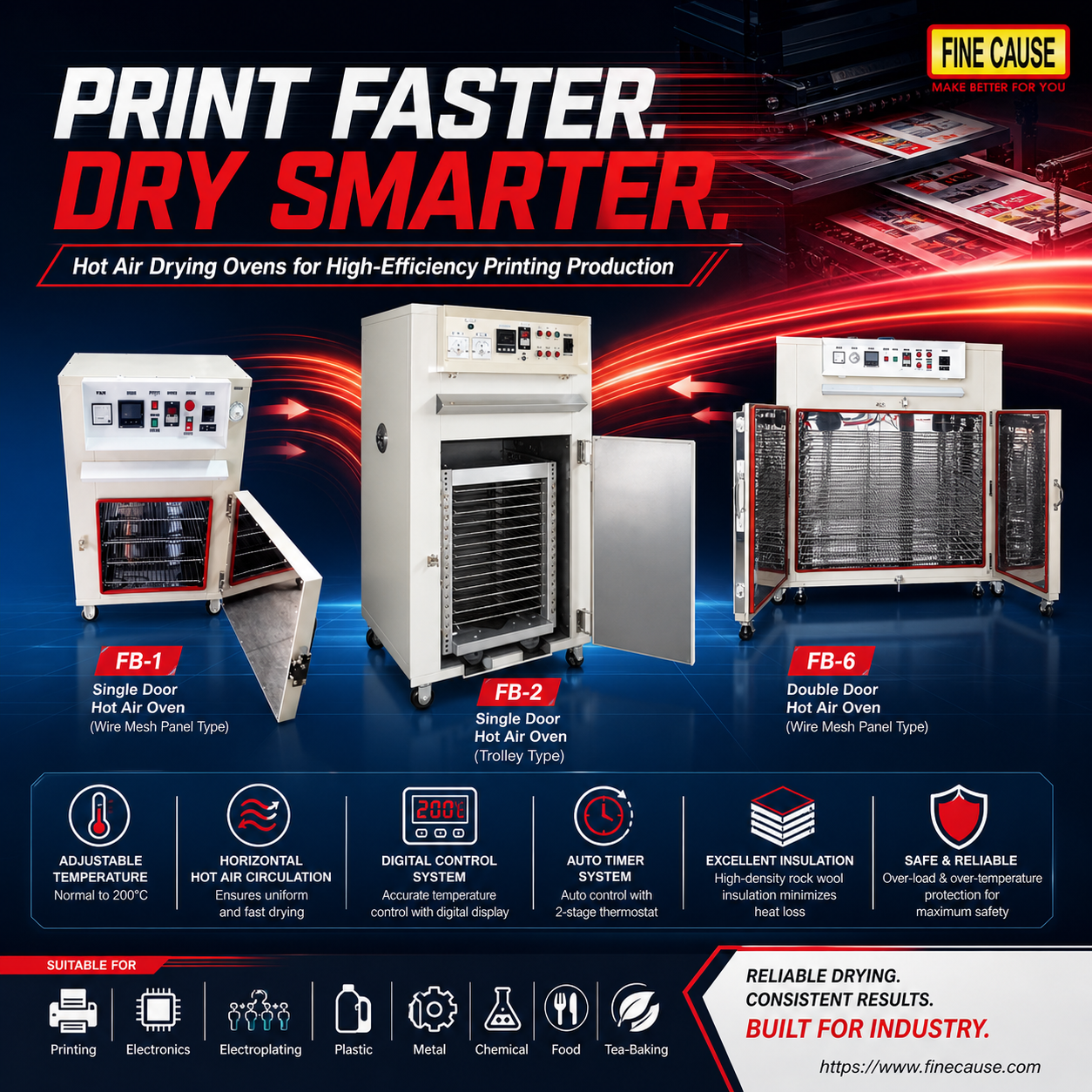 PRINT FASTER. DRY SMARTER.