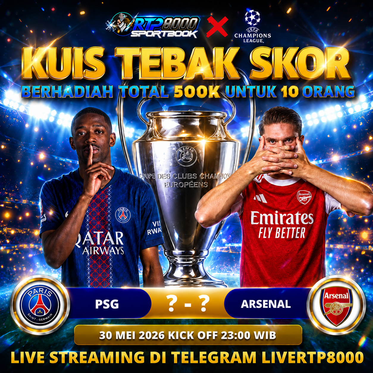 PSG VS ARSENAL | CHAMPIONS LEAGUE