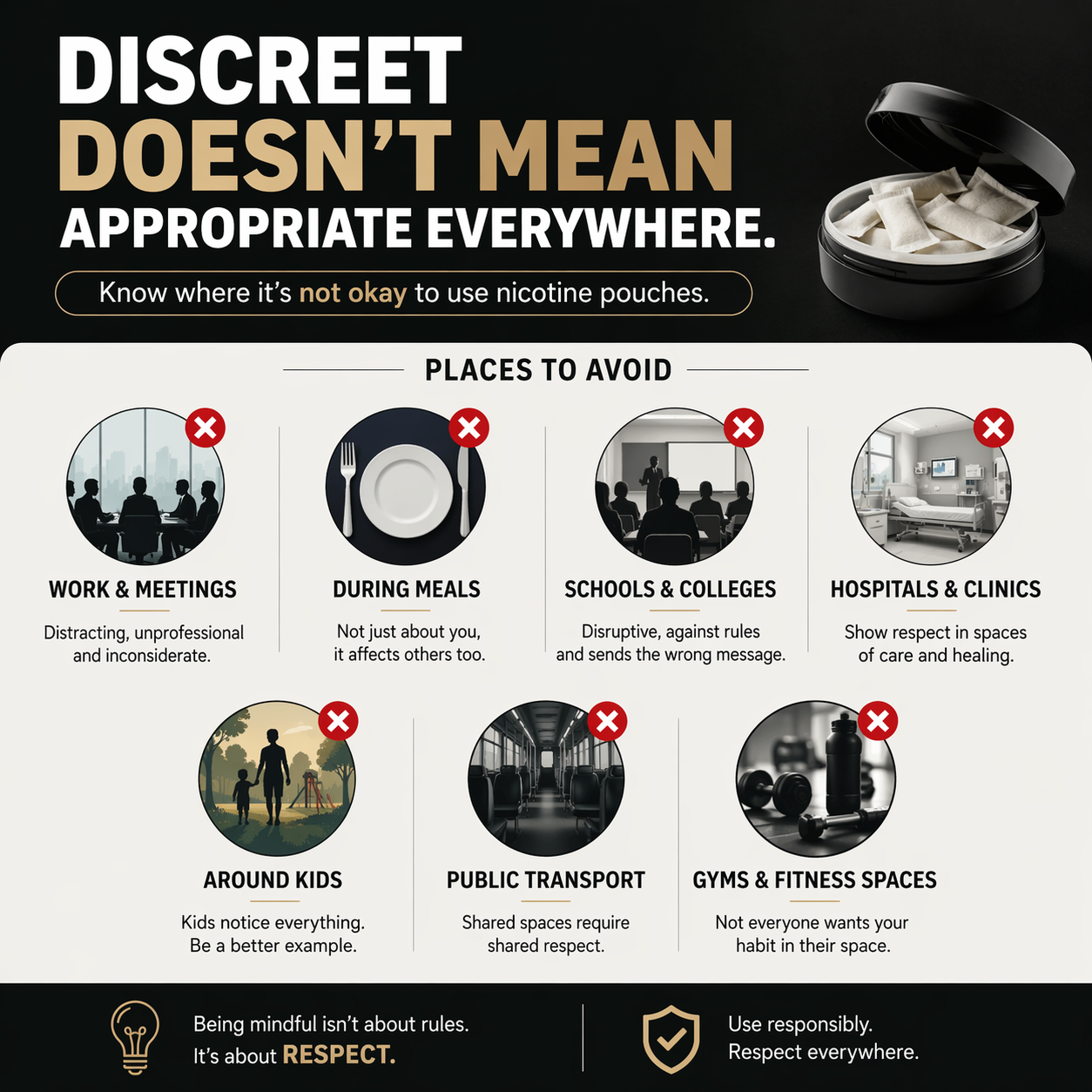Where Discreet Becomes Disrespect: Rethinking Nicotine Pouch Use in Public Spaces