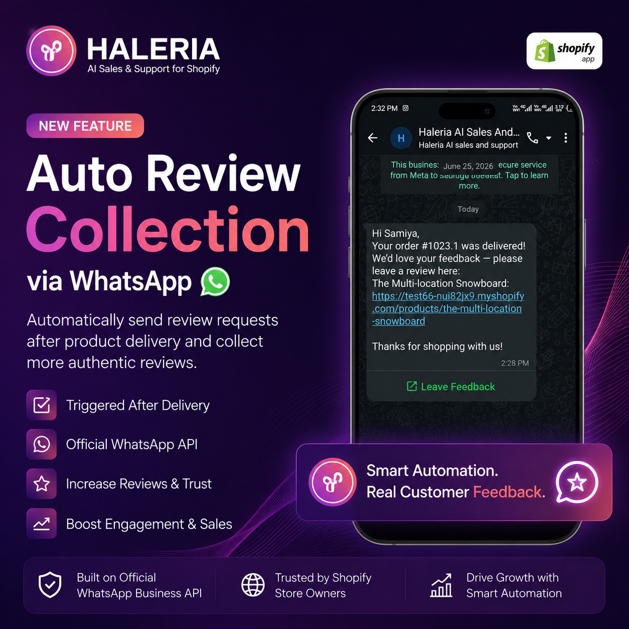 How Haleria AI Sales & Support Automates Product Review Collection on WhatsApp And Why Every…
