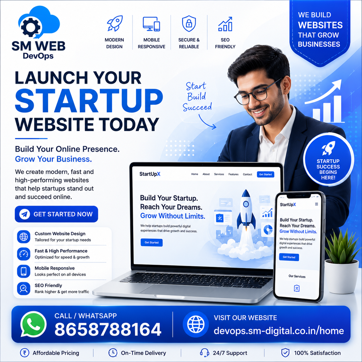 Launch Your Startup Website Today: The Complete Guide to Building an Online Presence That Drives…