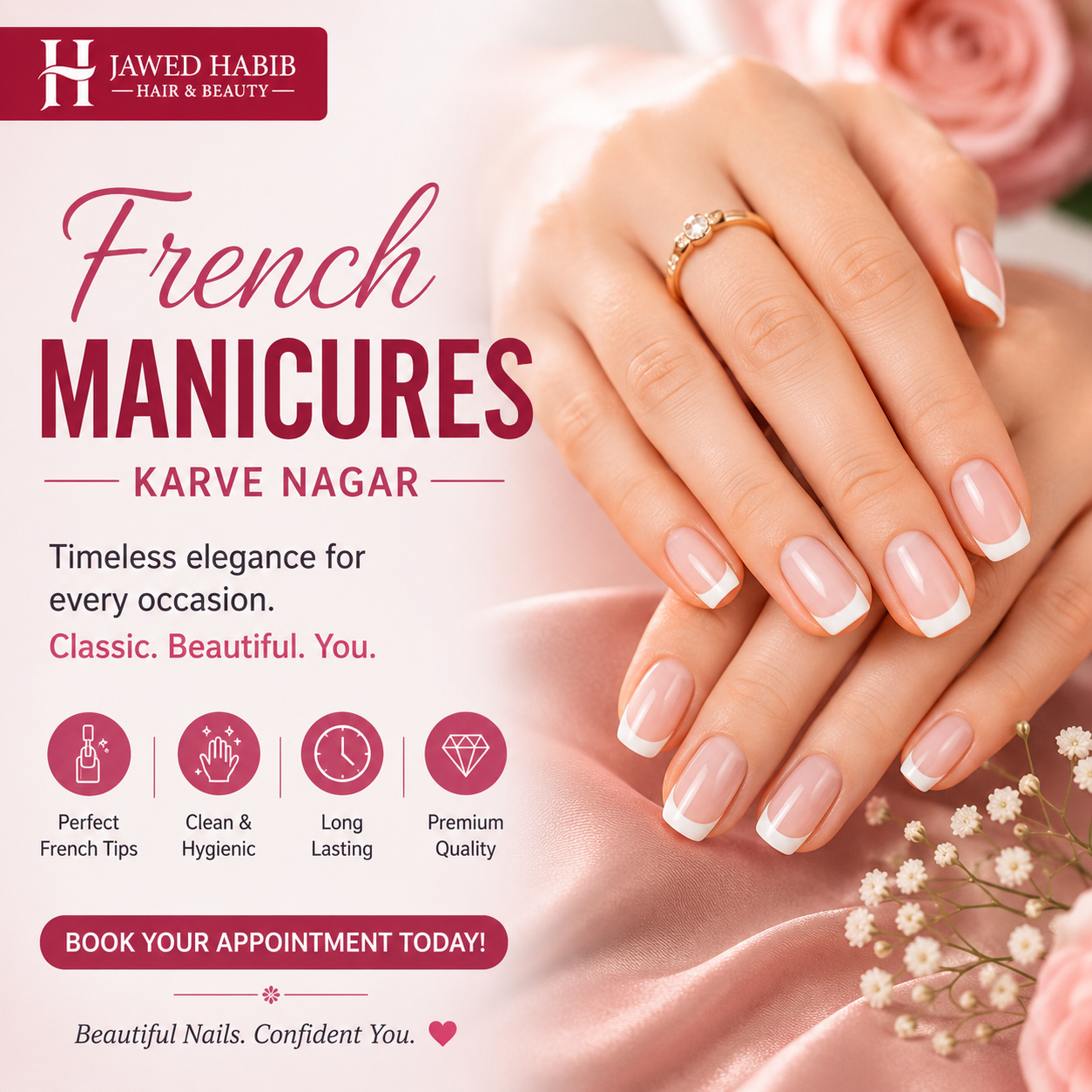 French Manicures Karve Nagar — Timeless Elegance for Your Nails