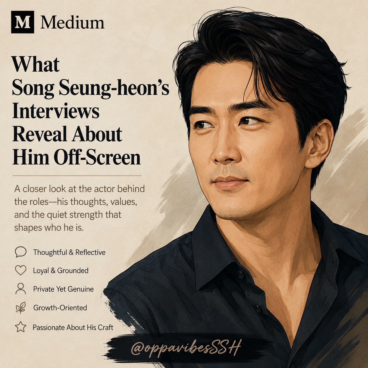 What Song Seung Heon’s Interviews Reveal About Him Off-Screen