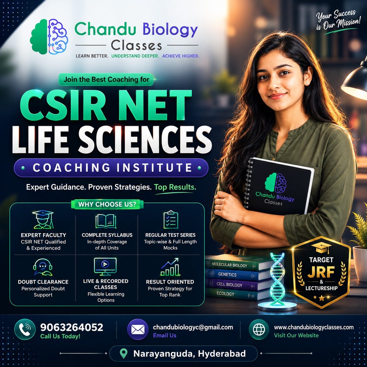 CSIR NET Life Sciences Coaching in Hyderabad — Best Coaching Institute for JRF & Lectureship…