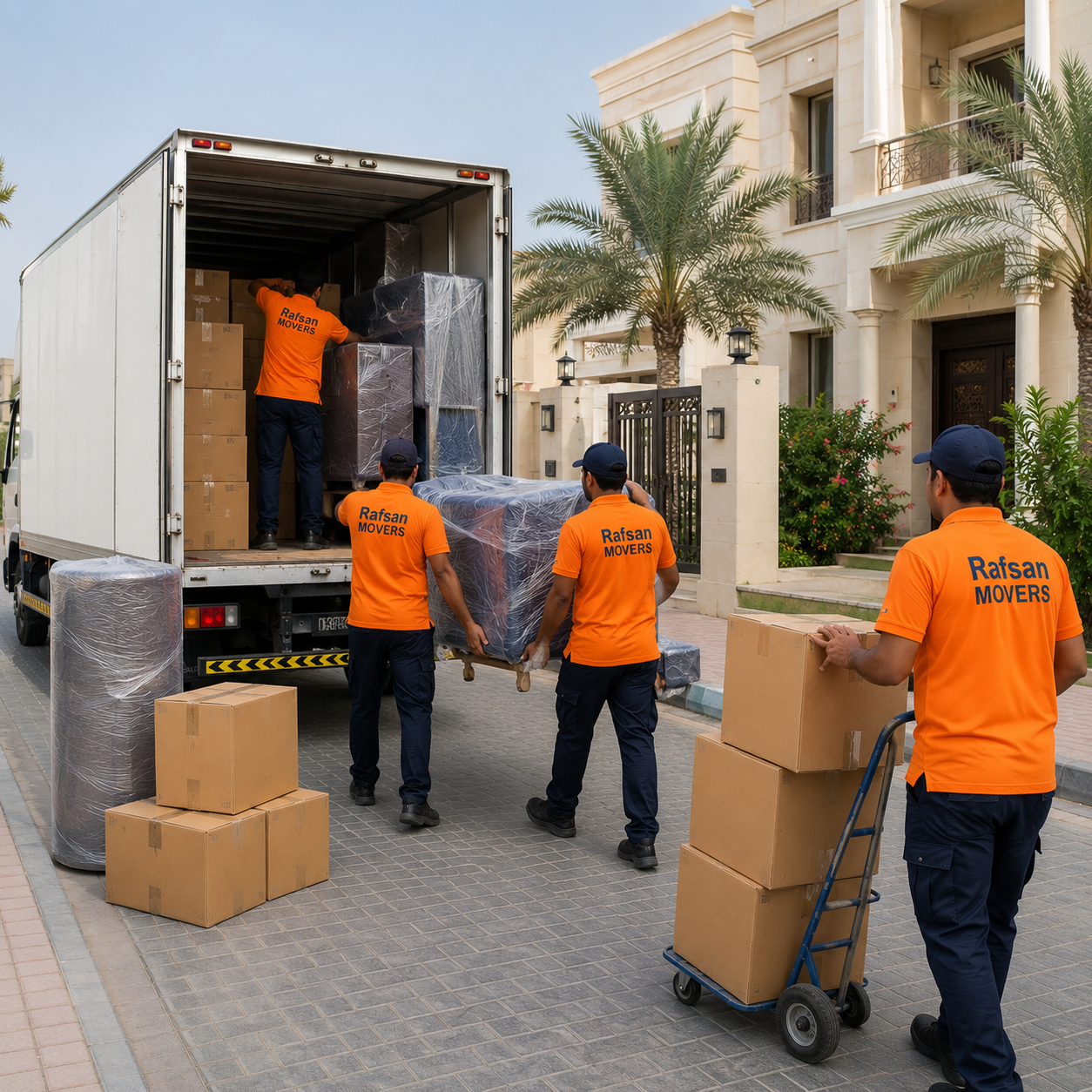 🏠 House Shifting Project Completed in Al Khor