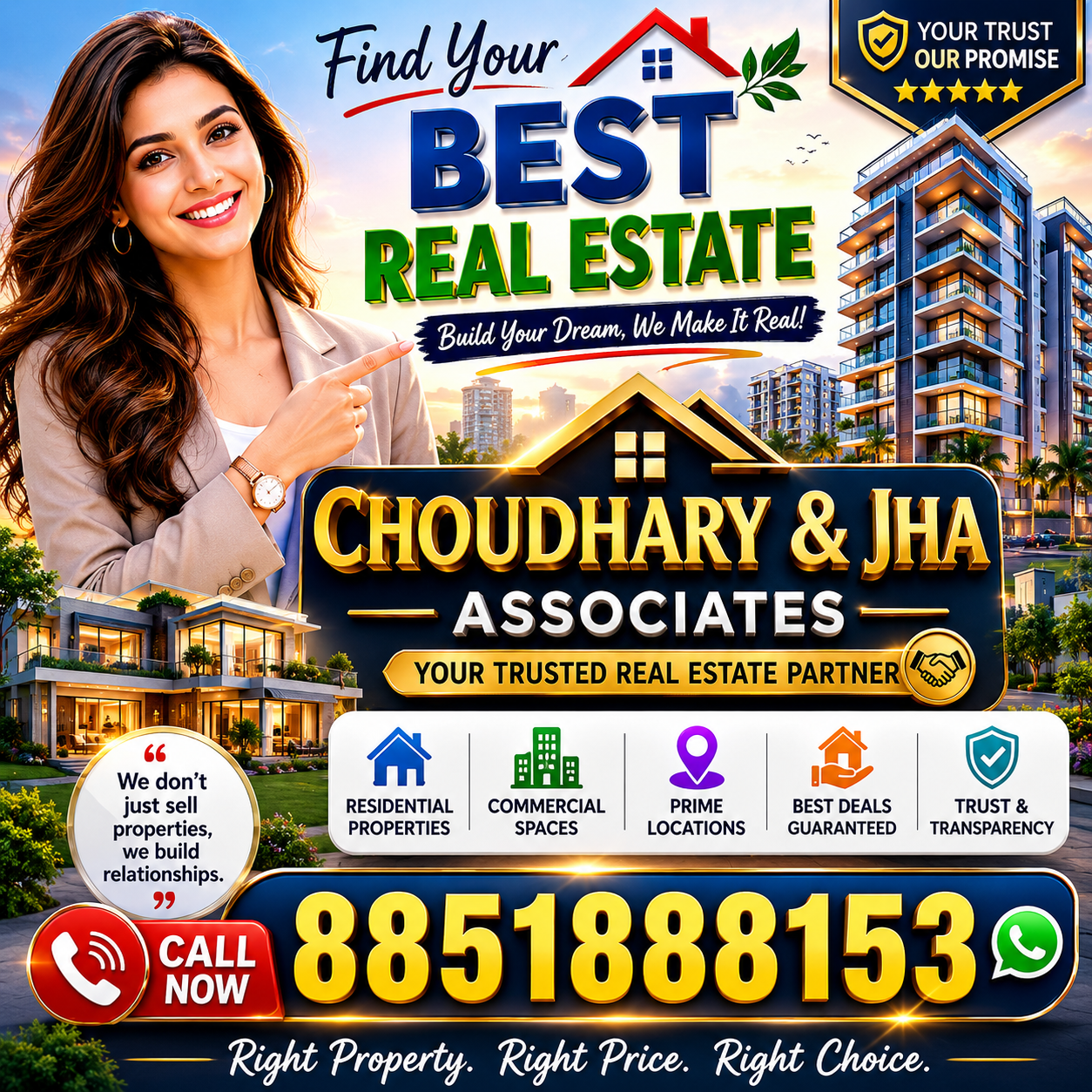 Real Estate Agent Contact No. Ghaziabad|Mob-8851888153