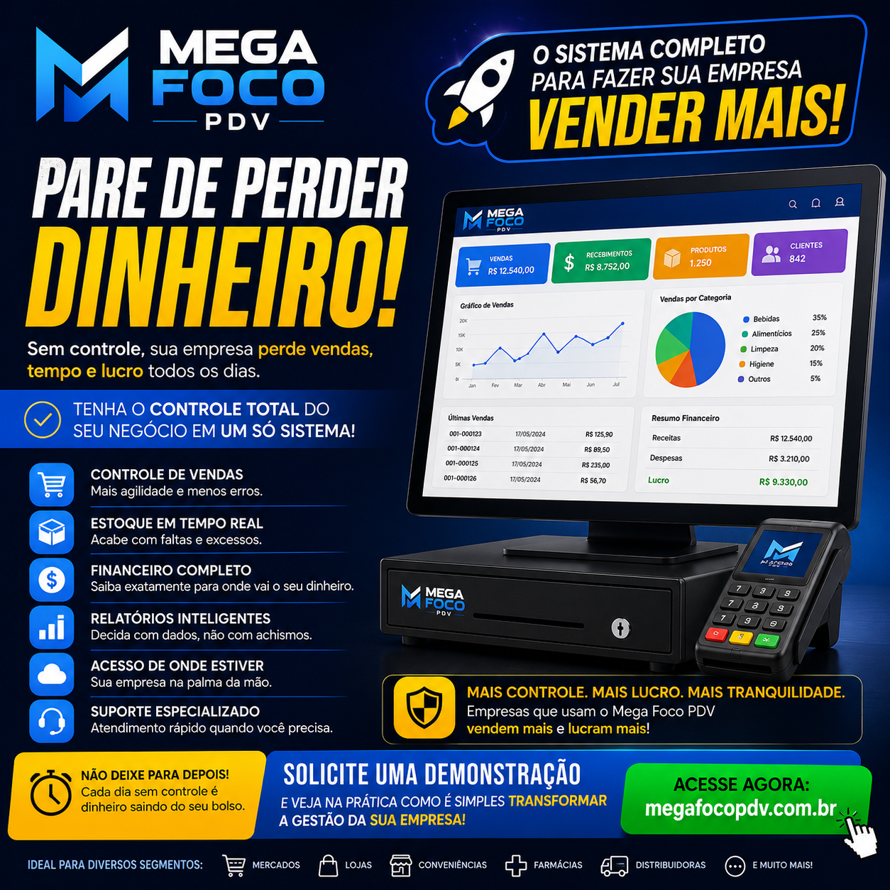 Mega Foco PDV: o Sistema Completo para Gestão Comercial e Ponto de Venda