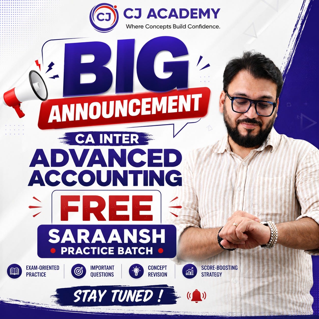 FREE CA Inter Advanced Accounting Saaransh Practice Batch | Sep 2026 & Jan 2027 | LIVE on YouTube