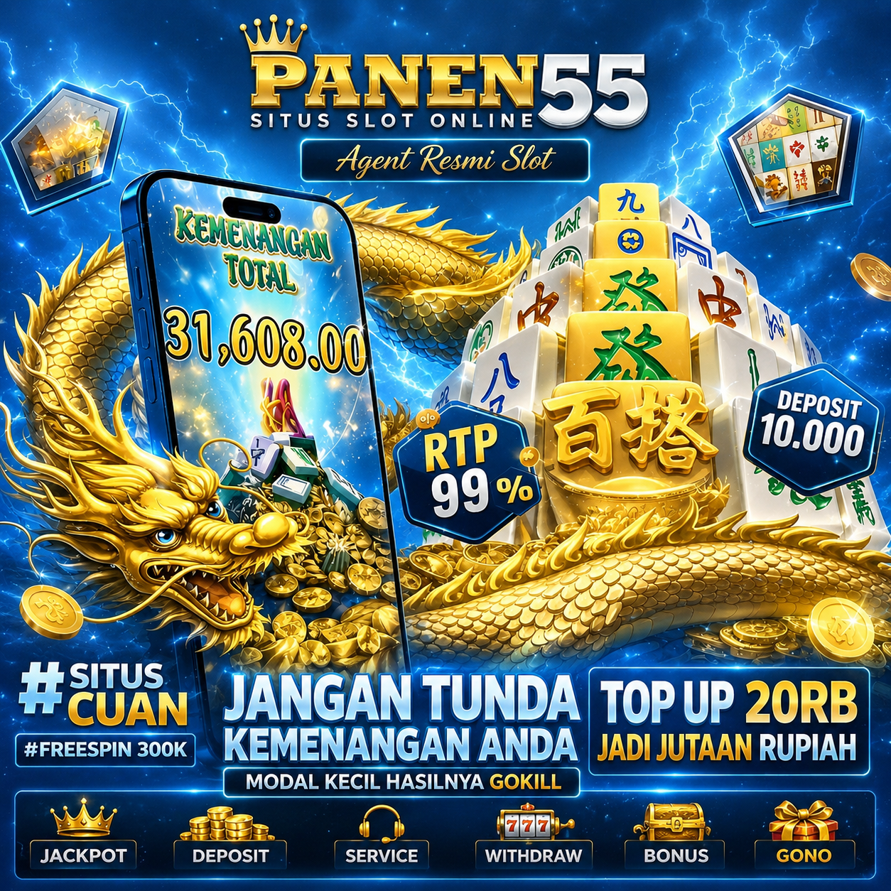 Panen55 Beri Kejutan Jackpot Kemerdekaan Tanpa Henti