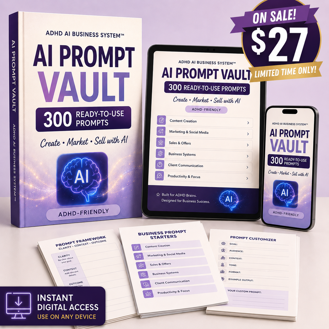 The Biggest Mistake I Made Trying to Sell Digital Products With ADHD