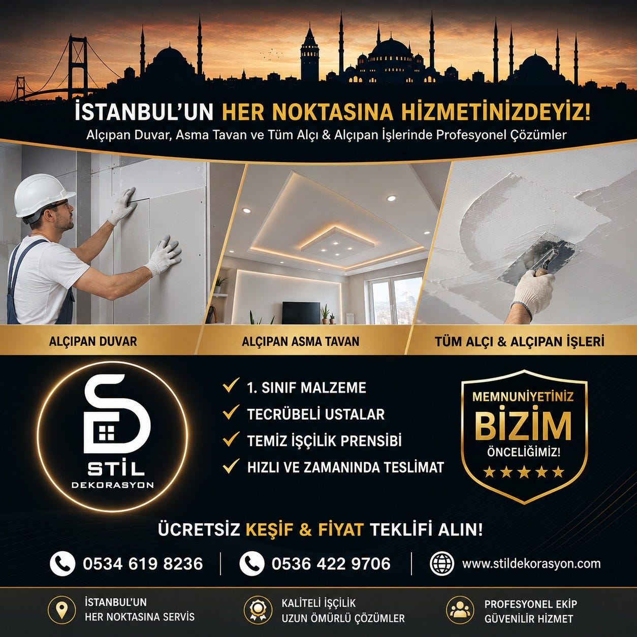 İstanbul Alçıpancı — Stil Dekorasyon