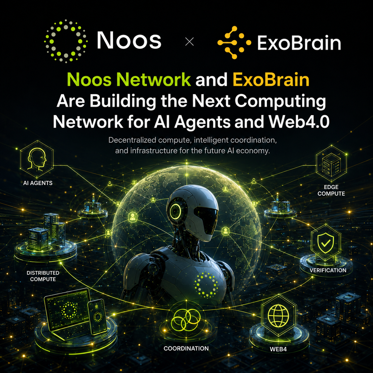 Noos Network and ExoBrain Are Building the Next Computing Network for AI Agents and Web4.0