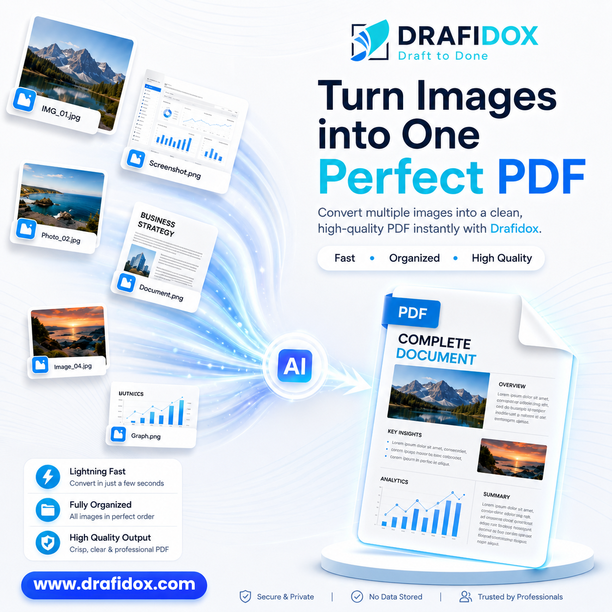 From Scattered Images to One Perfect Document: Work Smarter with Drafidox