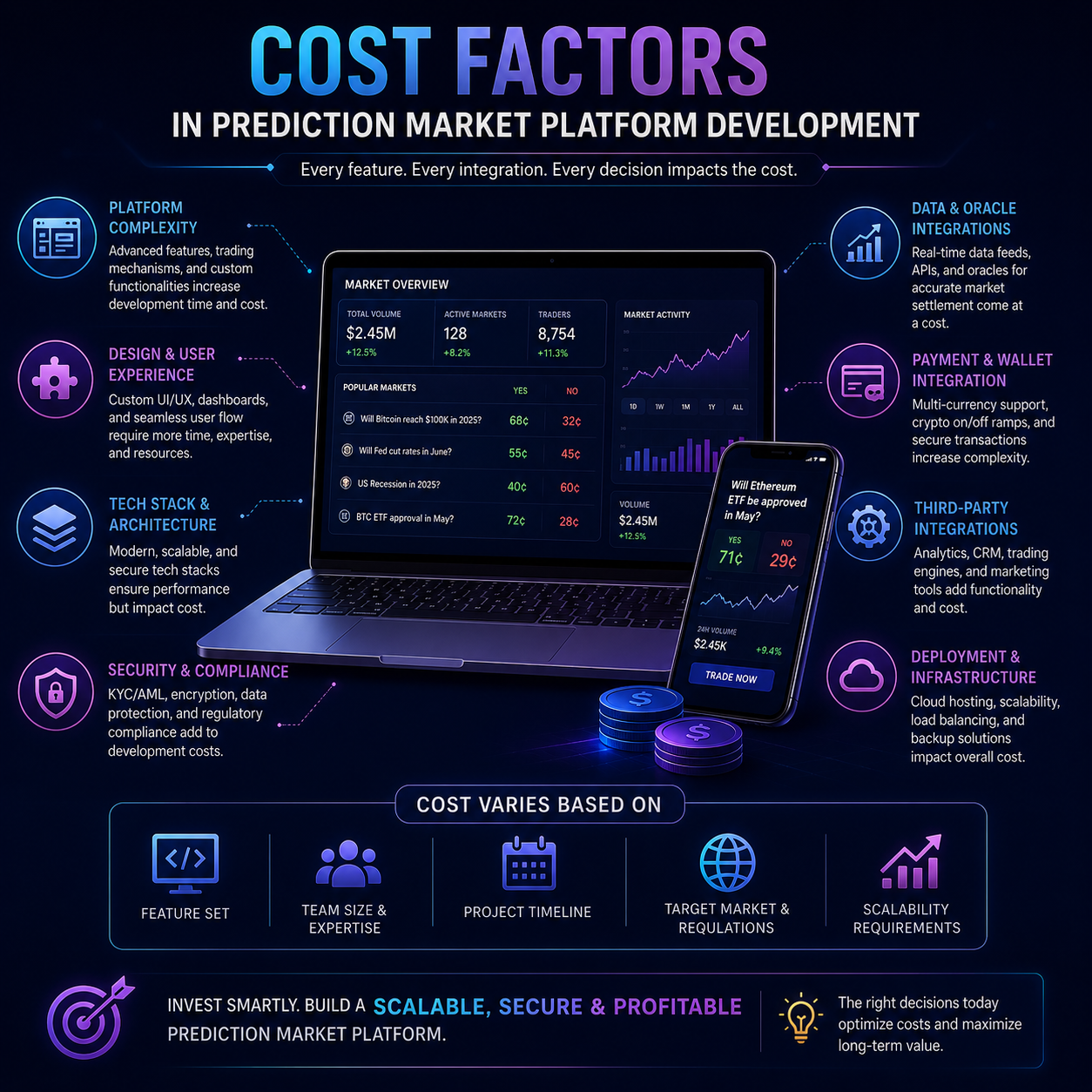 Cost Factors in Prediction Market Platform Development