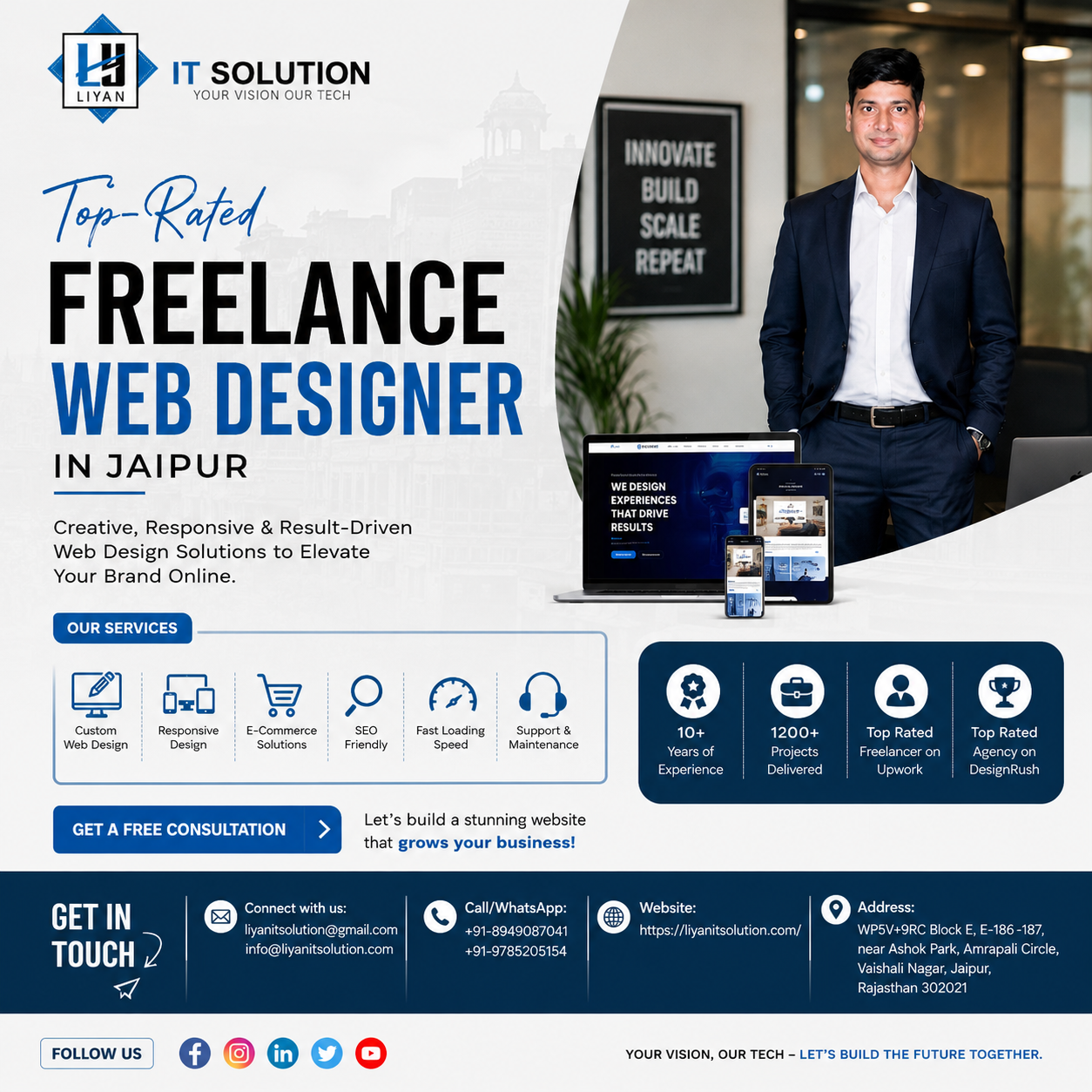 Looking For ATop-Rated Freelance Web Designer In Jaipur? Here’s What To Know