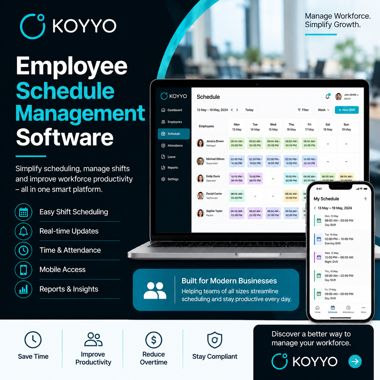 Employee Schedule Management Software: Simplify Workforce Scheduling