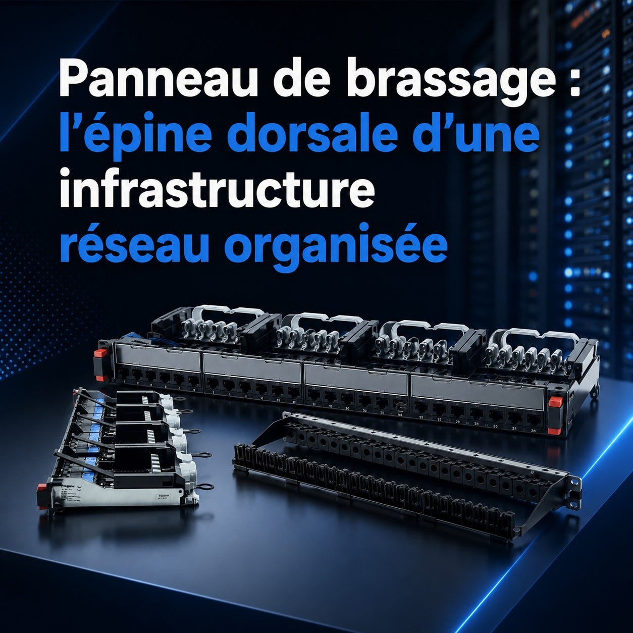 Panneau de brassage : l’épine dorsale d’une infrastructure réseau organisée