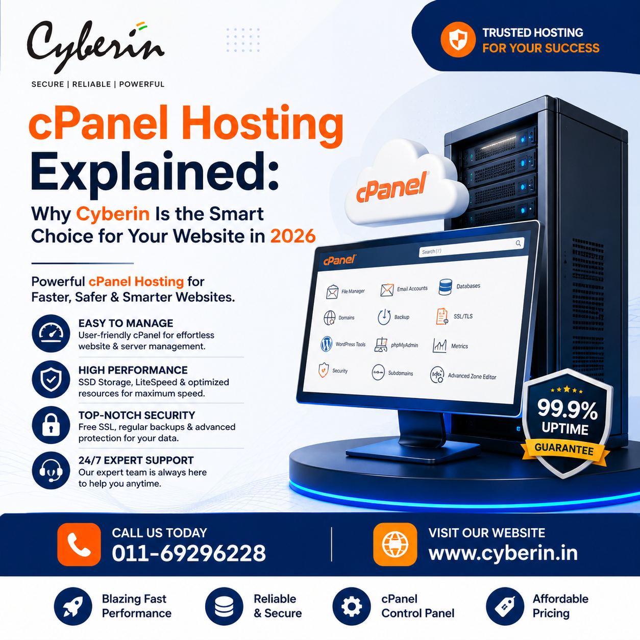 cPanel Hosting Explained: Why Cyberin Is the Smart Choice for Your Website in 2026