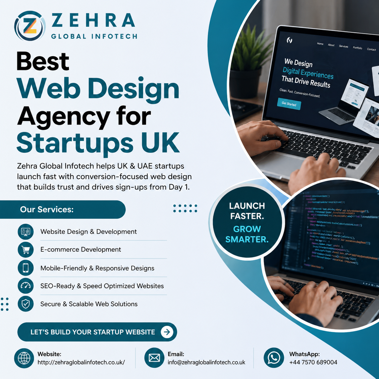 Best Web Design Agency for Startups UK