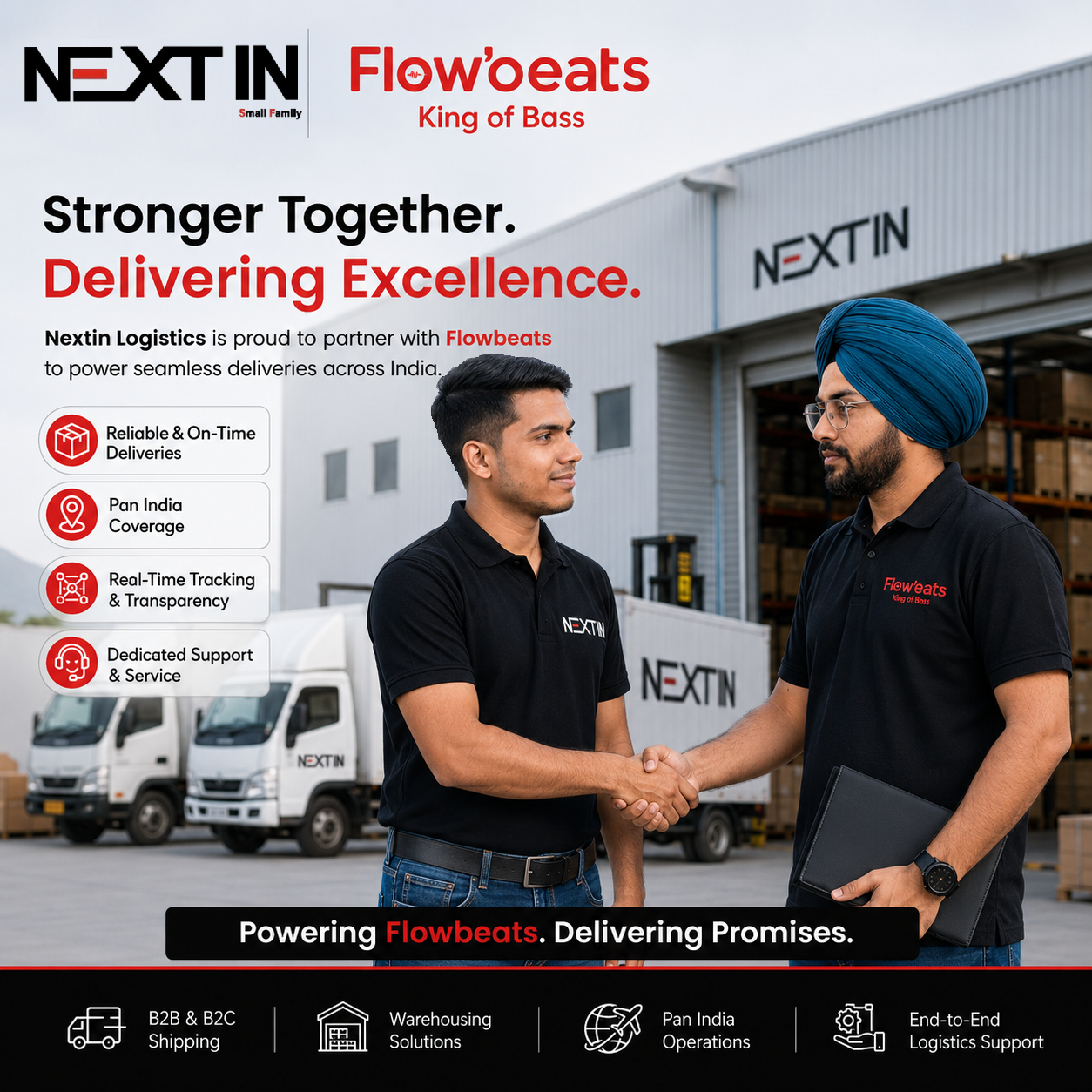 Nextin Logistics is proud to announce its partnership with Flowbeats, one of India’s emerging audio…