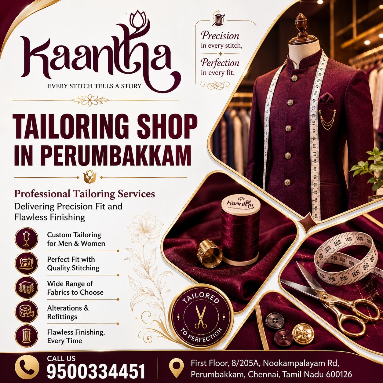 Tailoring Shop in Perumbakkam | Kaantha Studio