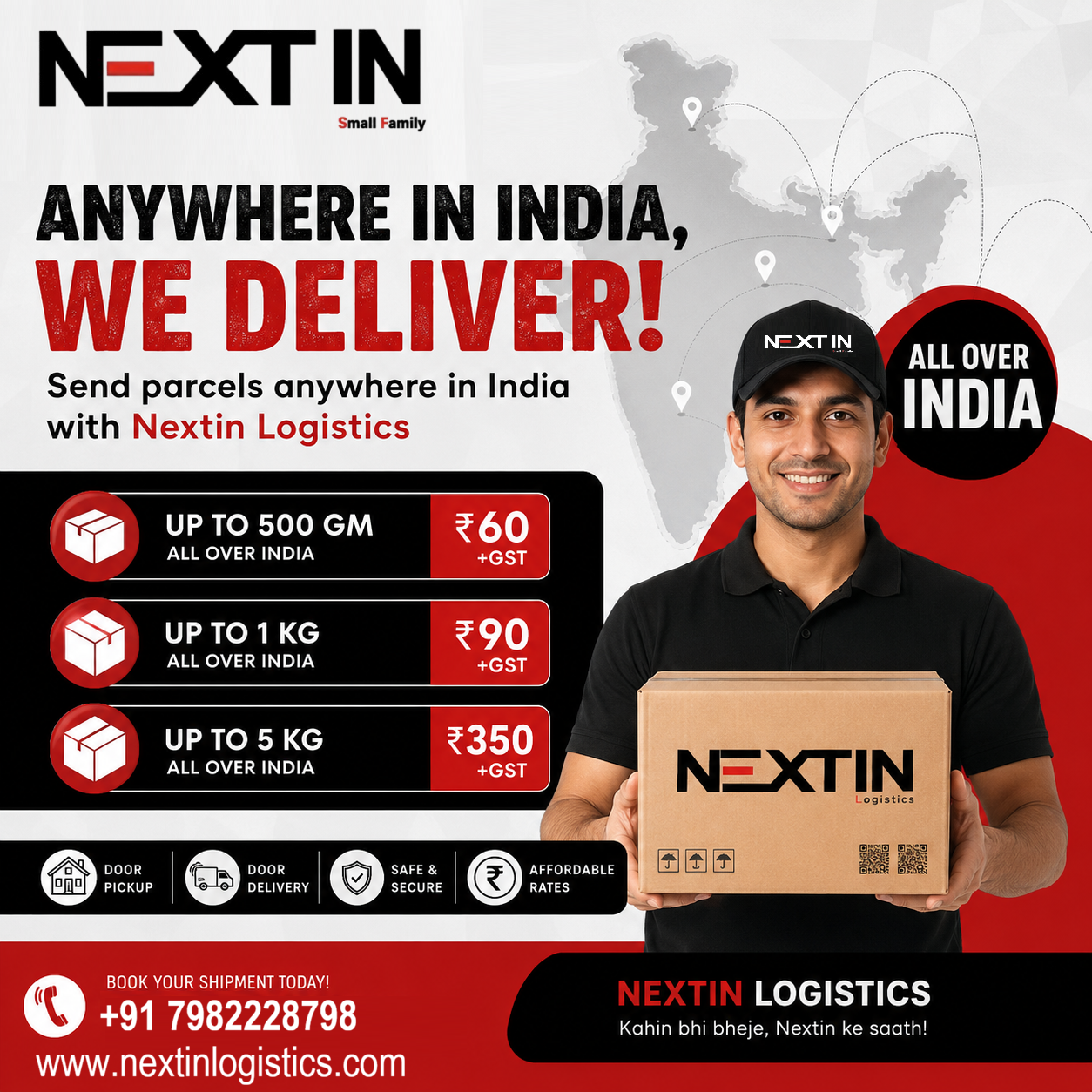 Save more while shipping smarter with Nextin Logistics. 🚚