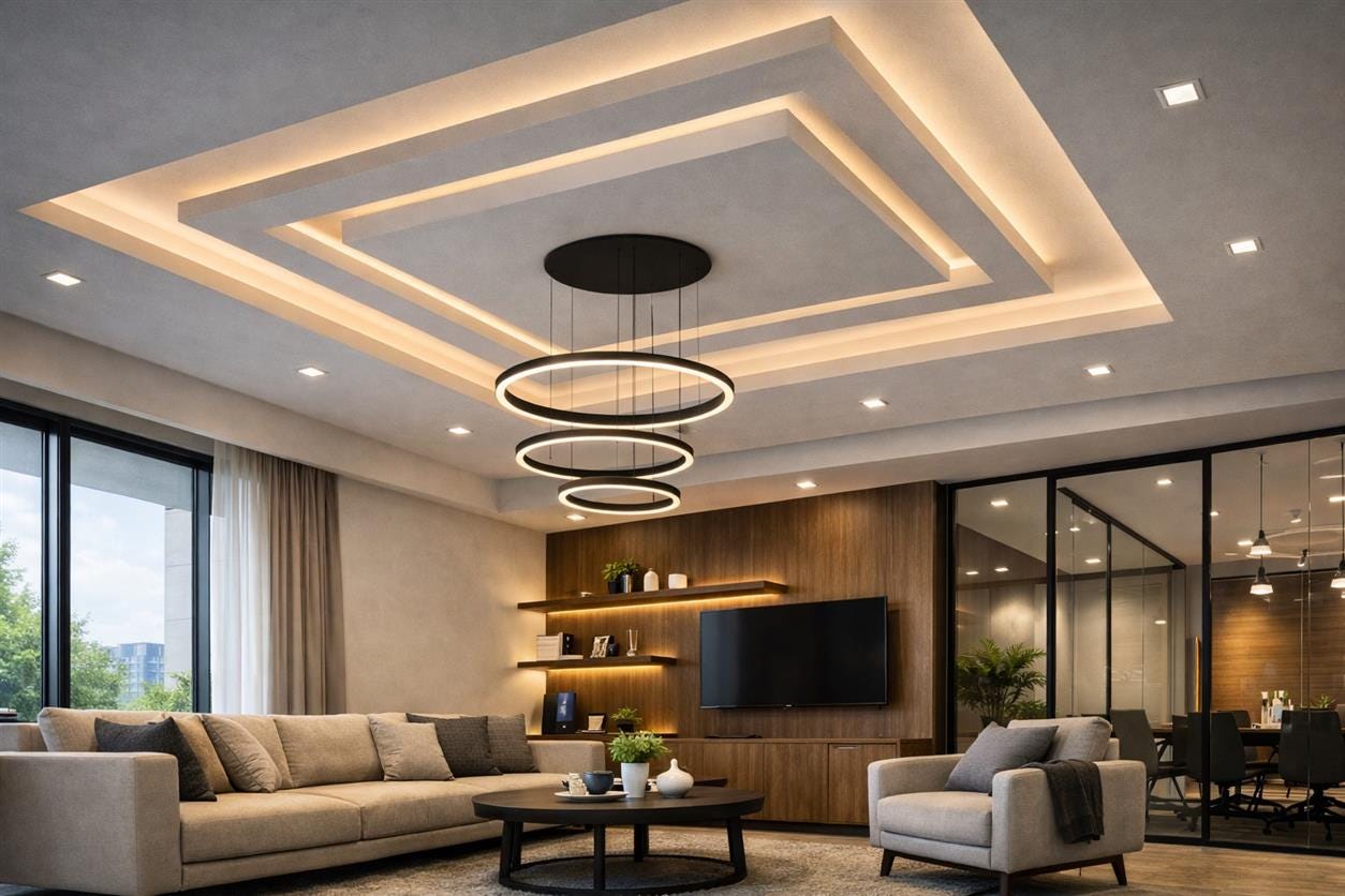 What is the Latest Trend in False Ceiling Design?