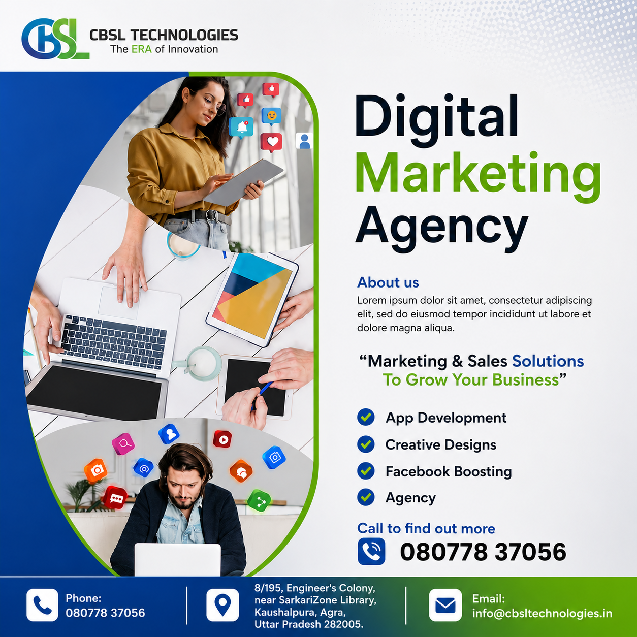 CBSL Technologies is a leading Digital Marketing Agency in Agra, offering SEO Services, PPC…