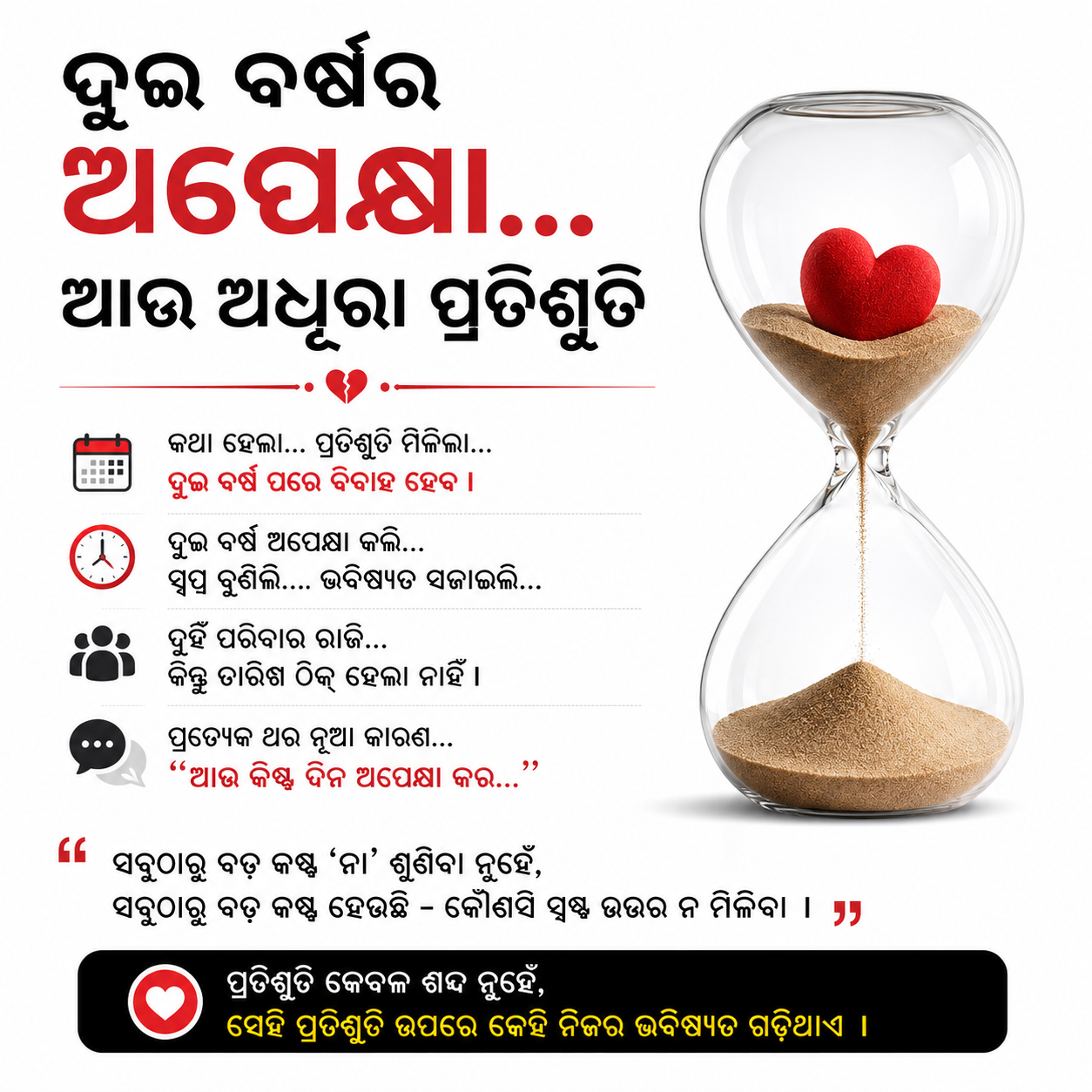 ଦୁଇ ବର୍ଷର ଅପେକ୍ଷା… ଆଉ ଅଧୂରା ପ୍ରତିଶ୍ରୁତି