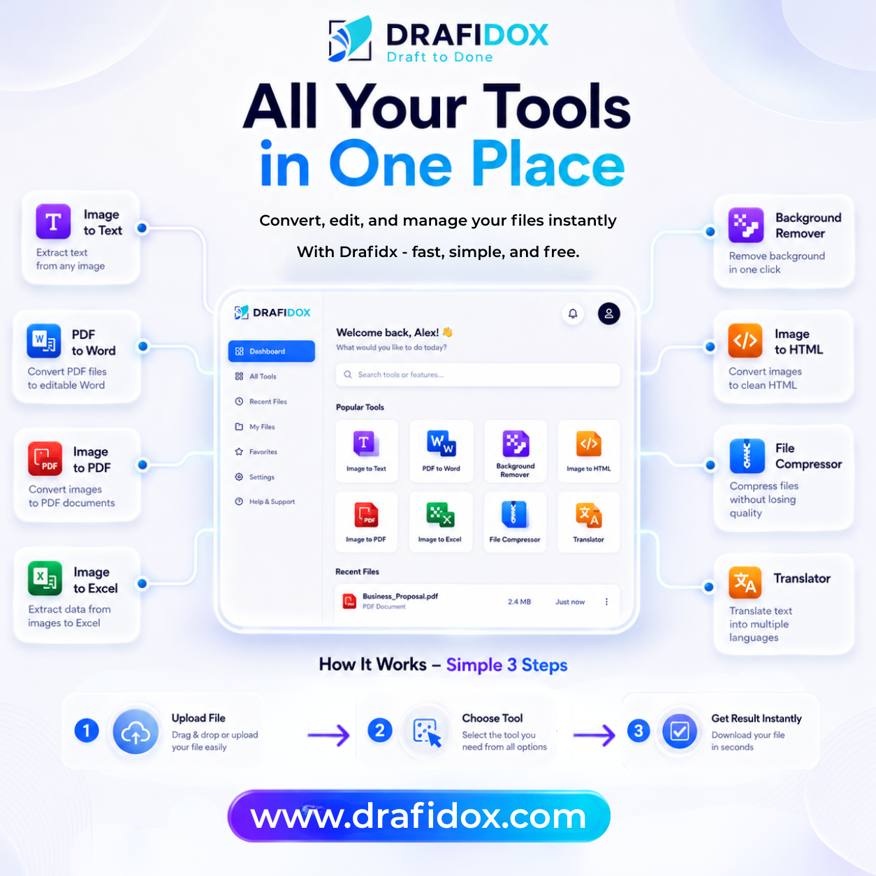 All Your Tools in One Place: The Smarter Way to Work with Drafidox