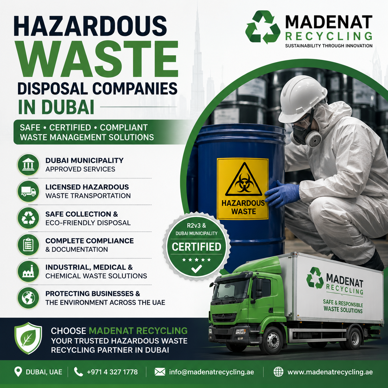 Hazardous Waste Disposal Companies in Dubai