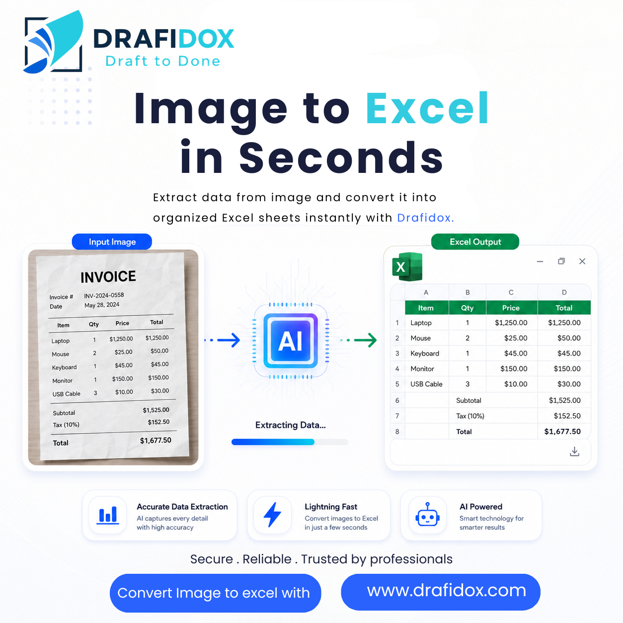 Turn Images into Data: A Smarter Way to Work with Drafidox Image to Excel
