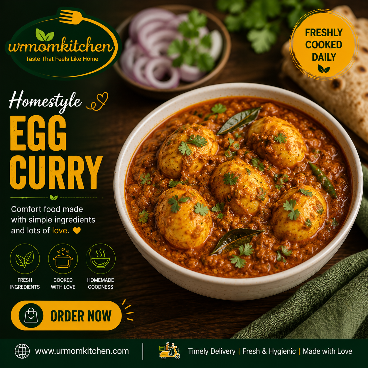 Enjoy Restaurant-quality Taste with Homemade Egg-curry