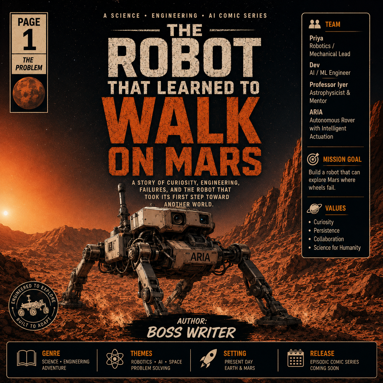 The Robot That Learned to Walk on Mars | Boss Writer