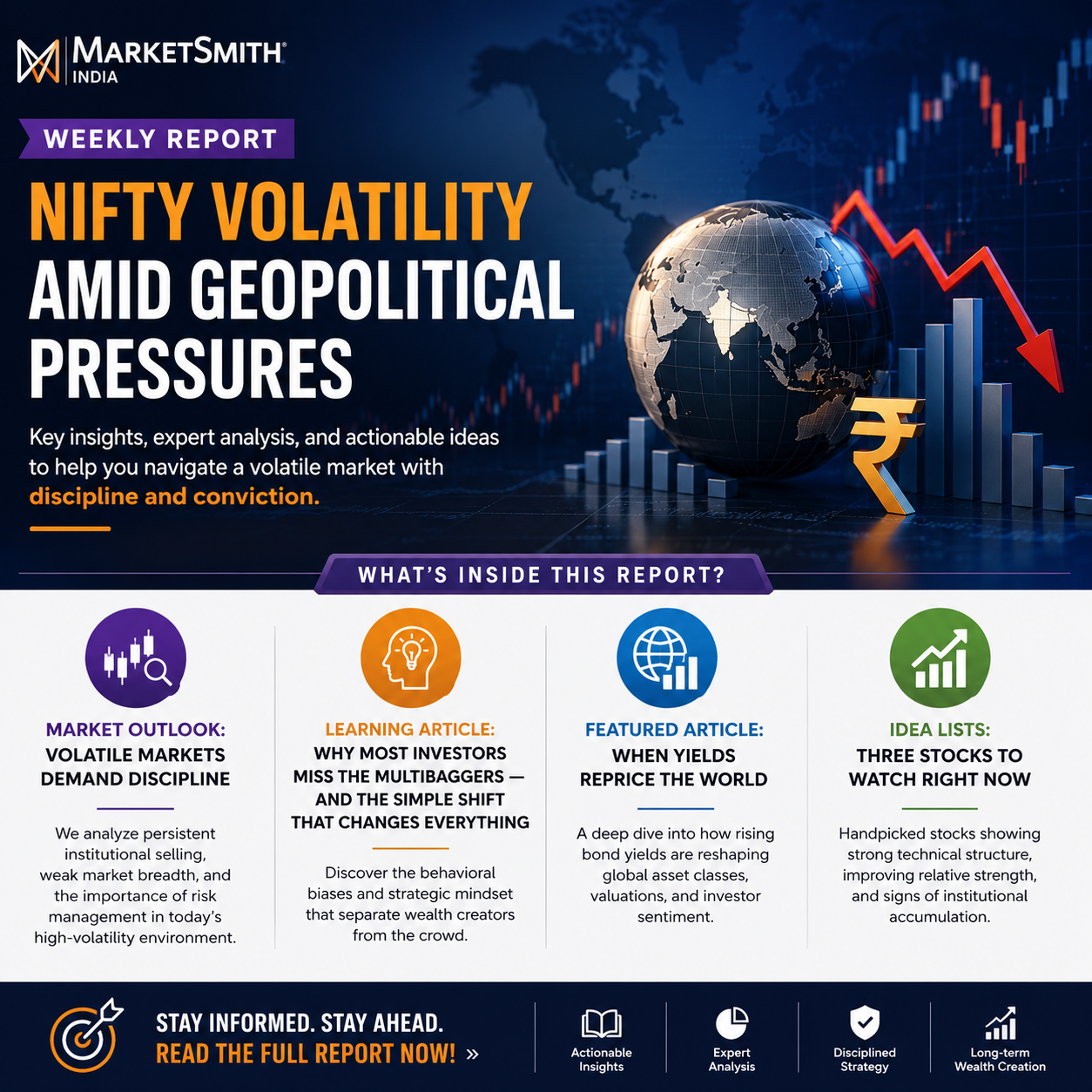 Weekly Report: Nifty Volatility Amid Geopolitical Pressures