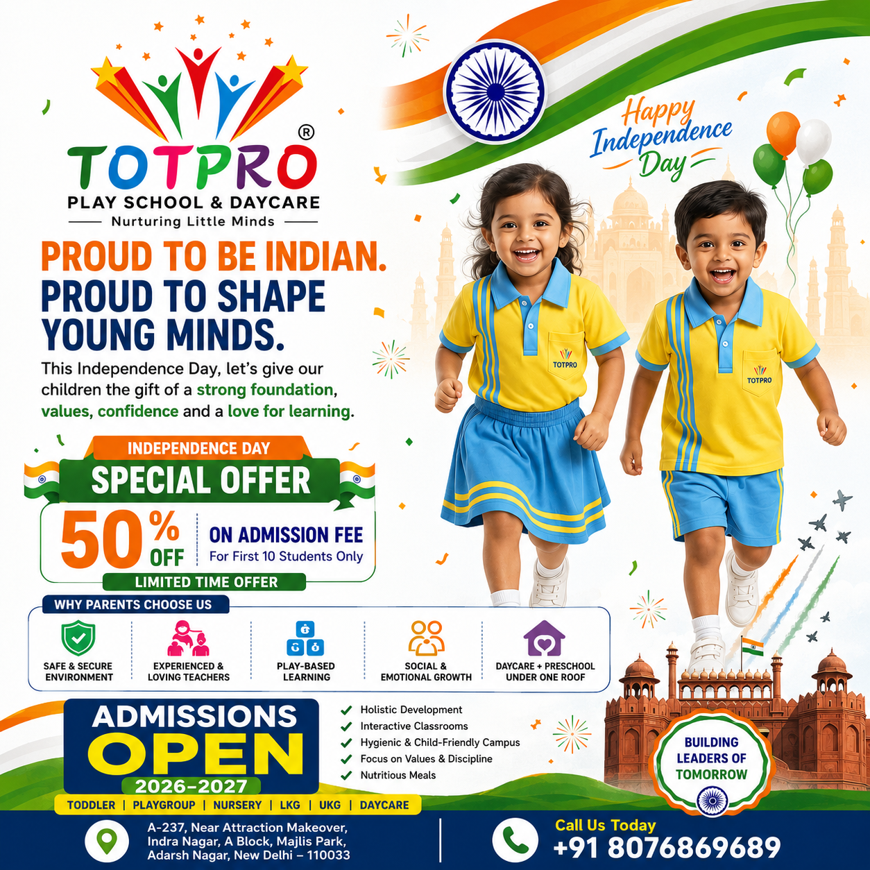 Best Preschool in Adarsh Nagar, Delhi: A Parent’s Guide to Choosing the Right Play School in 2026
