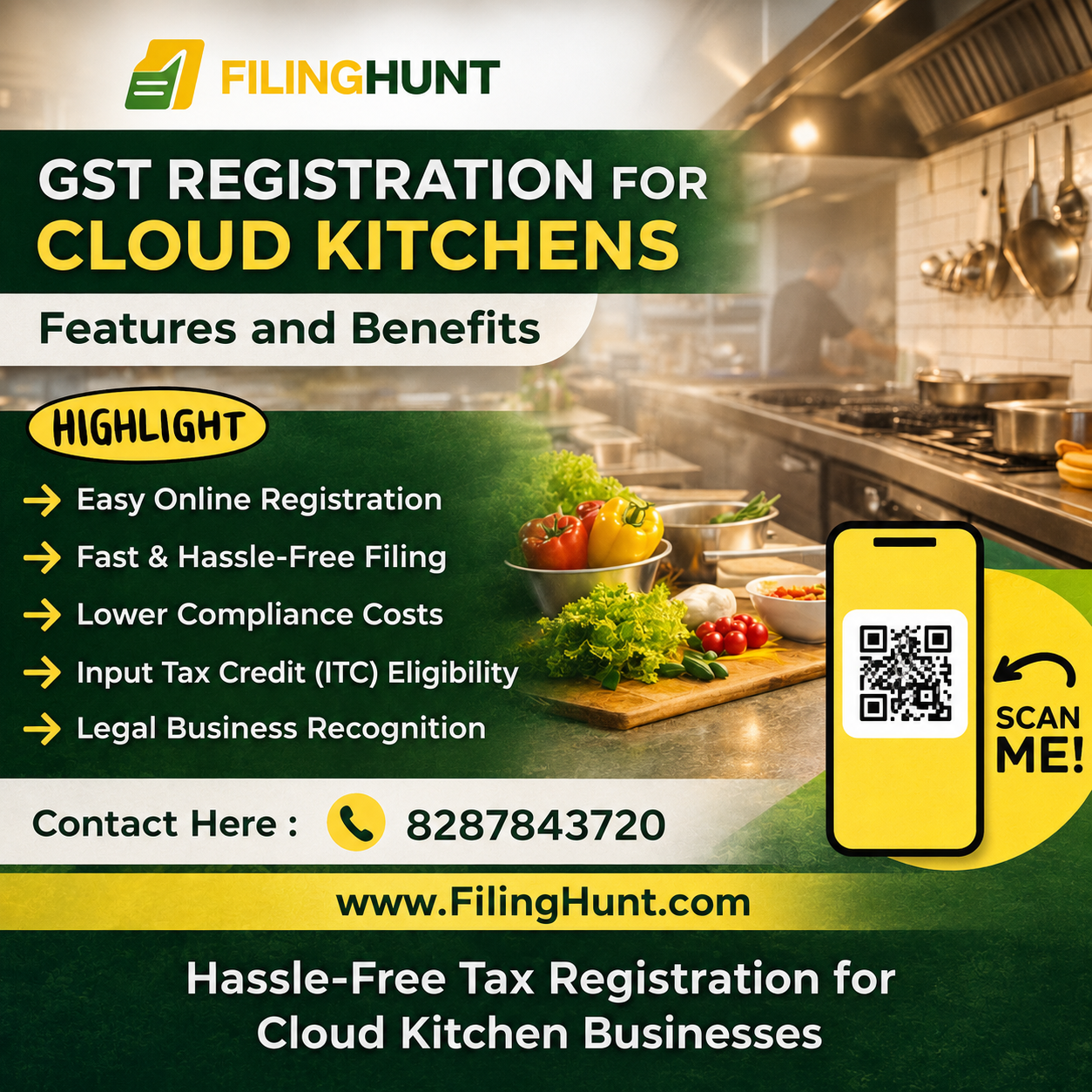 GST Registration for Cloud Kitchen